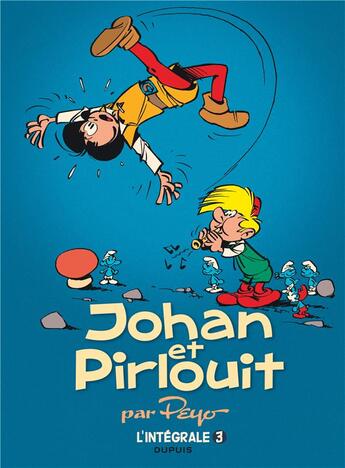 Couverture du livre « Johan et Pirlouit : Intégrale vol.3 : Tomes 7 à 9 » de Peyo aux éditions Dupuis
