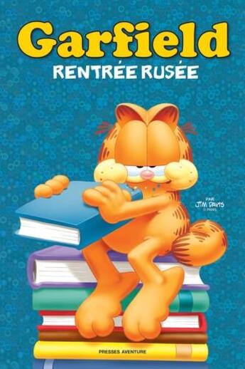 Couverture du livre « Garfield : BD thématique ; rentrée rusée » de Jim Davis aux éditions Presses Aventure