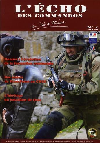 Couverture du livre « L'écho des commandos t.1 ; en pointe toujours » de Nicolas Tachon aux éditions Regi Arm
