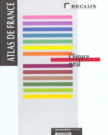 Couverture du livre « L'espace rural atlas de france vol.8 » de Gip Reclus aux éditions Documentation Francaise
