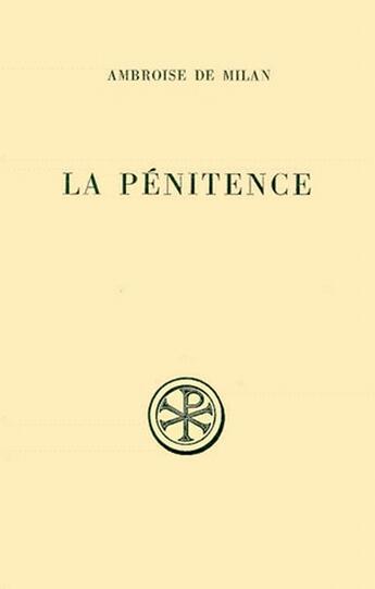 Couverture du livre « La pénitence » de  aux éditions Cerf