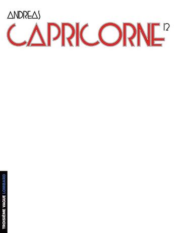 Couverture du livre « Capricorne Tome 12 » de Andreas aux éditions Lombard