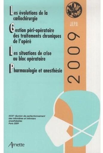 Couverture du livre « JEPU 2009 » de Elisabeth Balagny aux éditions Arnette