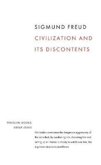 Couverture du livre « Penguin Great Ideas: Civilization And Its Discontents » de Freud Sigmund aux éditions Adult Pbs