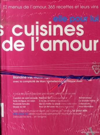 Couverture du livre « Pack les cuisines de l'amour » de Blandine Vie aux éditions Agnes Vienot