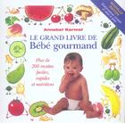Couverture du livre « Le grand livre de bebe gourmand » de Annabel Karmel aux éditions Saint-jean Editeur