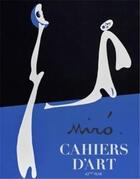 Couverture du livre « Revue cahiers d'art joan miro /francais » de  aux éditions Cahiers D'art
