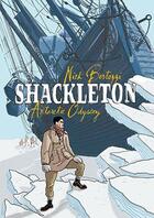 Couverture du livre « Shackleton ; l'odyssée de l'endurance » de Nick Bertozzi aux éditions Cambourakis