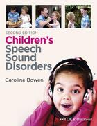 Couverture du livre « Children's Speech Sound Disorders » de Caroline Bowen aux éditions Wiley-blackwell