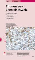 Couverture du livre « 101 - thuner see - suisse centrale » de  aux éditions Ofts