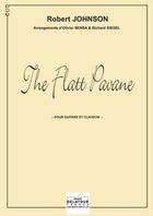 Couverture du livre « The flatt pavane pour clavecin et guitare » de Robert Johnson aux éditions Delatour