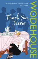 Couverture du livre « Thank You, Jeeves » de P G Wodehouse aux éditions Random House Digital