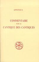 Couverture du livre « Sc 430 commentaire sur le cantique des cantiques,iii » de Apponius aux éditions Cerf