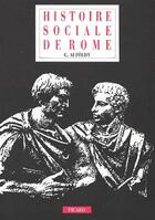 Couverture du livre « Histoire sociale de Rome » de Geza Alfoldy aux éditions Picard