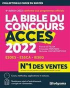 Couverture du livre « La bible accès (édition 2022) » de  aux éditions Studyrama