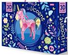 Couverture du livre « La licorne 3D » de Giulia Pesavento aux éditions Sassi