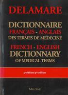 Couverture du livre « Dictionnaire francais / anglais des termes de medecine ned » de Jacques Delamare aux éditions Maloine