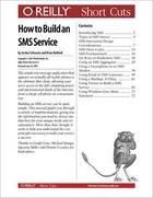 Couverture du livre « How to build an SMS service » de Jordan Schwartz aux éditions O Reilly