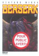 Couverture du livre « Berserk Tome 12 » de Kentaro Miura aux éditions Glenat