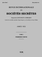 Couverture du livre « R.I.S.S. grise 1932 » de Ernest Jouin aux éditions Saint-remi