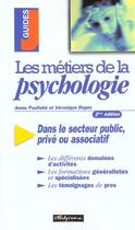 Couverture du livre « Mles metiers de la psychologie » de Annie Poullalie aux éditions Studyrama