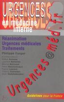 Couverture du livre « Urgences-med.fr ; reanimation, urgences medicales, traitements » de Philippe Furger aux éditions D Et F Editions