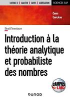 Couverture du livre « Introduction à la théorie analytique et probabiliste des nombres » de Gerald Tenenbaum aux éditions Dunod