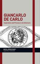 Couverture du livre « Giancarlo di carlo » de Moleskine aux éditions Moleskine