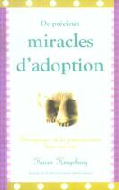 Couverture du livre « De précieux miracles d'adoption » de Karen Kingsbury aux éditions Ada