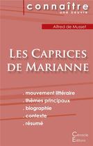Couverture du livre « Les caprices de Marianne, d'Alfred de Musset » de  aux éditions Editions Du Cenacle
