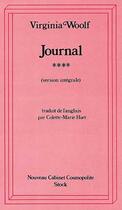 Couverture du livre « Journal T.4 » de Virginia Woolf aux éditions Stock