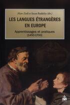 Couverture du livre « Langues etrangeres en europe » de Zuili/Baddeley aux éditions Sorbonne Universite Presses