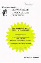 Couverture du livre « Etat et perspectives de la populiculture (compte-rendu vol.81, no 3, 1995) » de Aaf aux éditions Lavoisier Diffusion