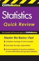 Couverture du livre « CliffsNotes Statistics Quick Review, 2nd Edition » de Voelker David H aux éditions Houghton Mifflin Harcourt