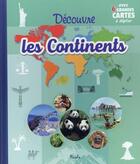 Couverture du livre « Mon grand livre dépliant des continents » de Davide Corsi aux éditions Piccolia