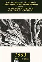 Couverture du livre « Repertoire des collections francaises de microorganismes » de  aux éditions Brg