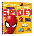 Couverture du livre « Spider-man - ma pochette d'activites 100 % spidey - marvel - 100% spidey » de  aux éditions Disney Hachette