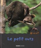 Couverture du livre « Le petit ours » de Valerie Guidoux aux éditions Mango