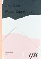 Couverture du livre « Warm equations » de Alan Reid aux éditions Patrick Frey