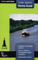 Couverture du livre « Permis fluvial code Vagnon » de Hozette aux éditions Vagnon
