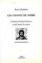 Couverture du livre « Les chants de nisibe » de Saint Ephrem aux éditions Cariscript