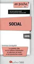 Couverture du livre « Social (édition 2019) » de Dominique Grandguillot aux éditions Gualino