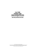 Couverture du livre « La vie dans les organisations ; des indicateurs de succès » de Roch Laflamme aux éditions Presses De L'universite Du Quebec