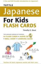 Couverture du livre « Tuttle japanese for kids flash cards kit » de Tuttle aux éditions Tuttle