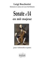 Couverture du livre « Sonate pour violoncelle et piano n 14 » de Boccherini Luigi aux éditions Delatour