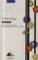 Couverture du livre « Ohan » de Chiyo Uno aux éditions Picquier