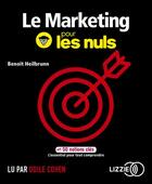 Couverture du livre « Le marketing pour les nuls en 50 notions cles » de Benoit Heilbrunn aux éditions Lizzie