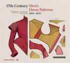 Couverture du livre « 17th-century men's dress patterns » de Susan North aux éditions Thames & Hudson