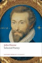 Couverture du livre « Selected poetry » de John Donne aux éditions Oxford Up Elt