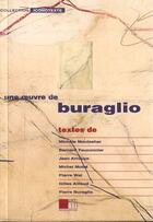 Couverture du livre « Une oeuvre de Buraglio » de  aux éditions Bernard Muntaner